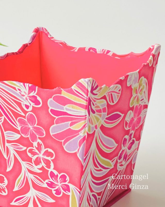 カルトナージュ　銀座　ゴミ箱　メルシー銀座 (2)